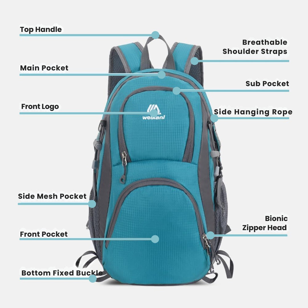 Ultralight Waterproof Outdoor Backpack – Lightweight Daypack for Hiking, Camping & Travel