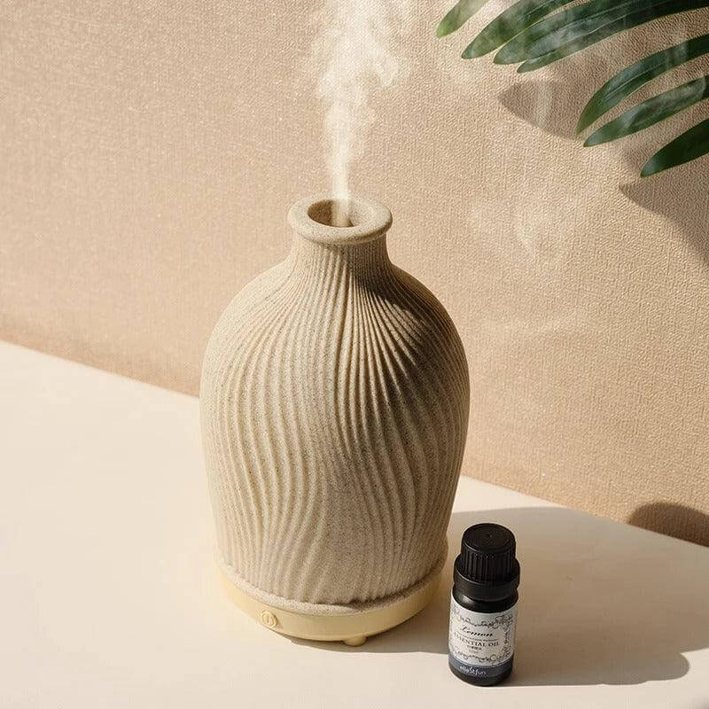 Ultrasonic Aroma Diffuser, Humidifier, Boho Vase