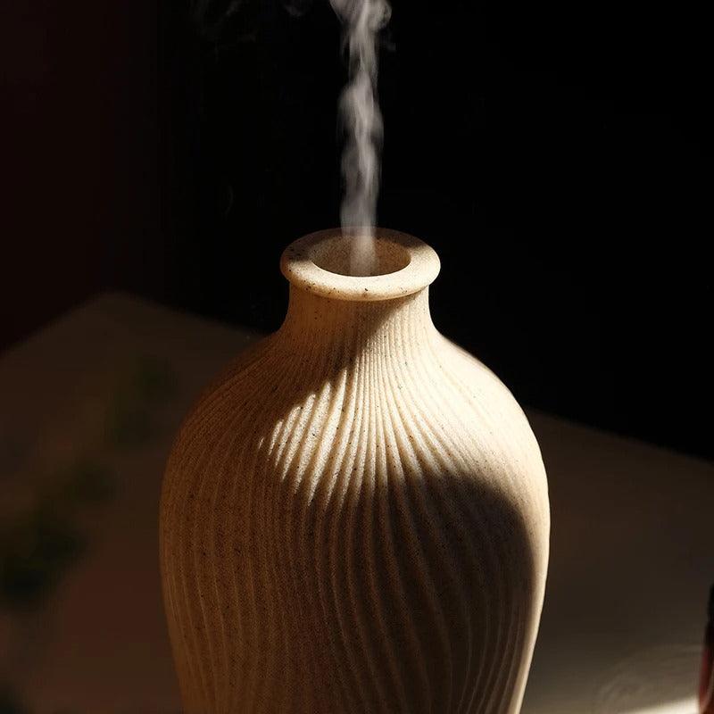Ultrasonic Aroma Diffuser, Humidifier, Boho Vase