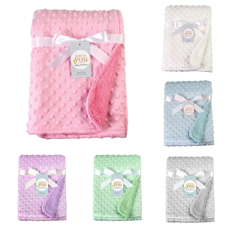 Unisex Double-Layer Cotton Baby Blanket