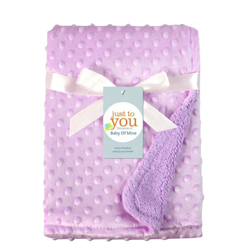 Unisex Double-Layer Cotton Baby Blanket