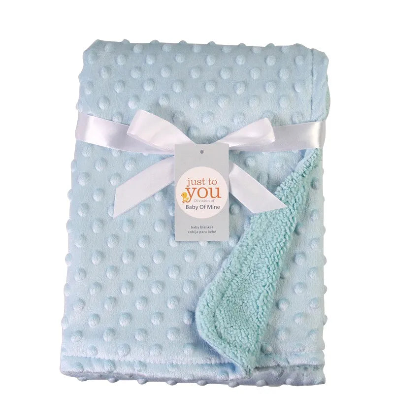 Unisex Double-Layer Cotton Baby Blanket