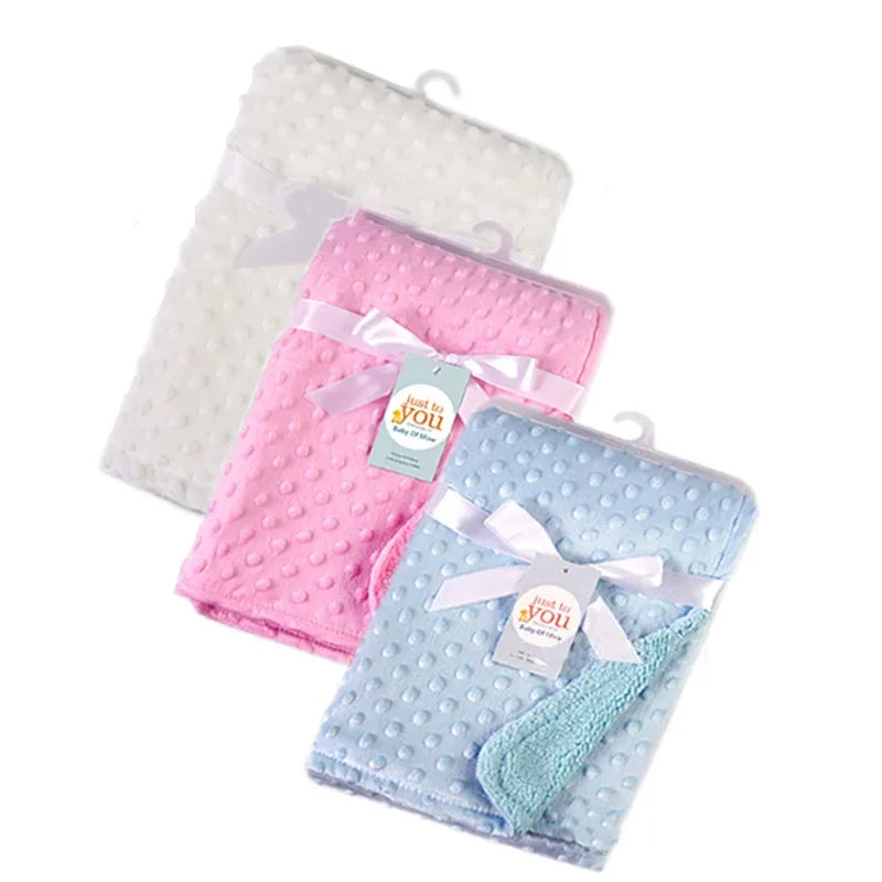 Unisex Double-Layer Cotton Baby Blanket