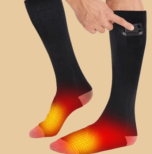 Unisex Electric Heated Socks - Battery Powered Winter Warmth