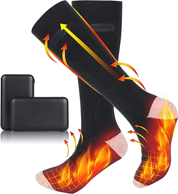 Unisex Electric Heated Socks - Battery Powered Winter Warmth