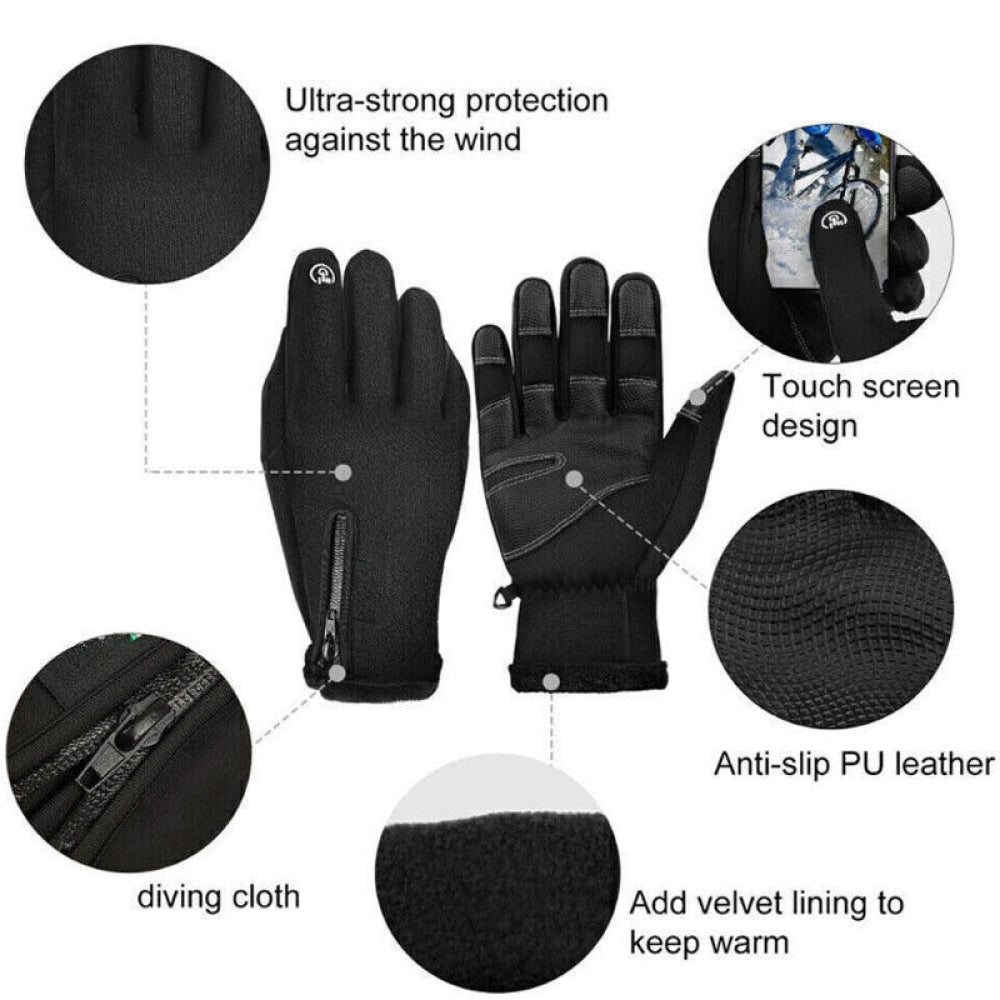 Unisex Electric Thermal Waterproof Winter Gloves