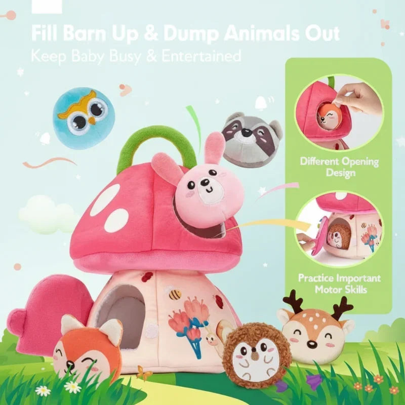 Unisex Forest Sensory Plush Toy