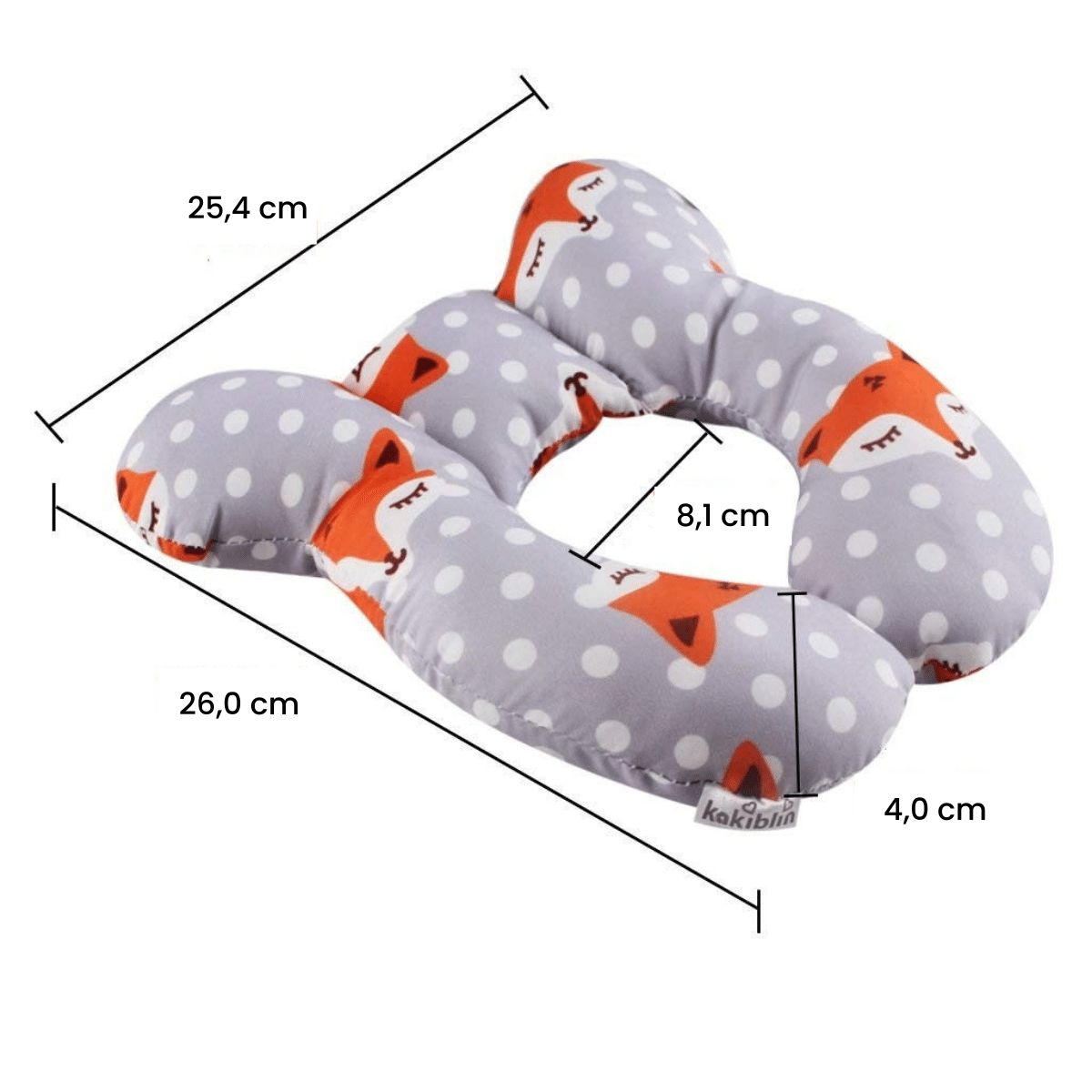 Unisex Infant Head Support Pillow for Flat Head Prevention