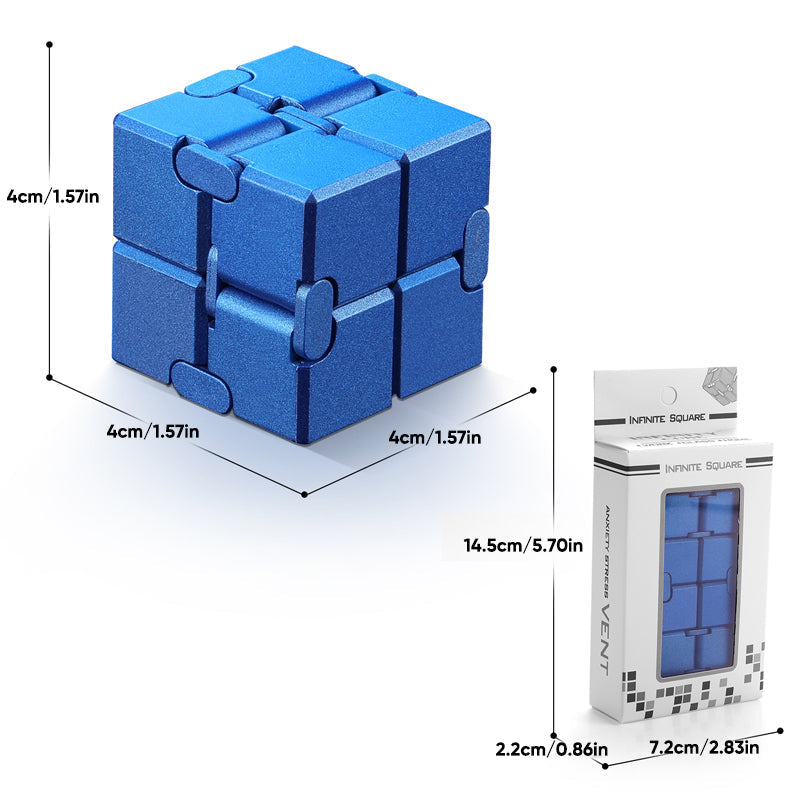 Unisex Infinity Fidget Stress Relief Cube Toy