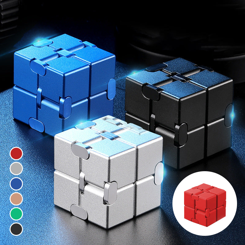 Unisex Infinity Fidget Stress Relief Cube Toy