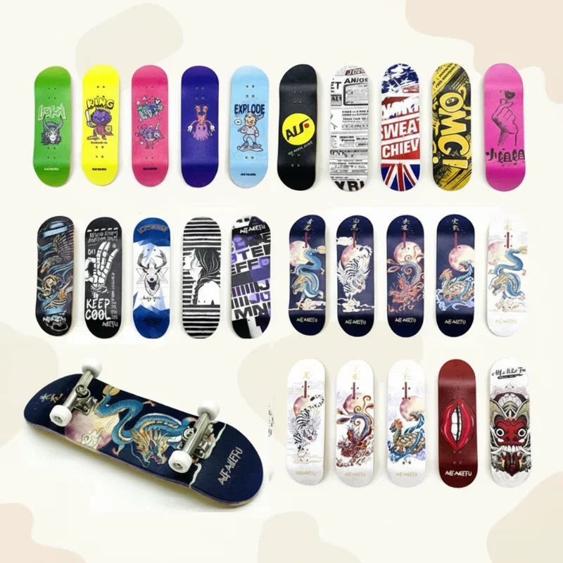 Unisex Mini Finger Skateboard with Durable Design