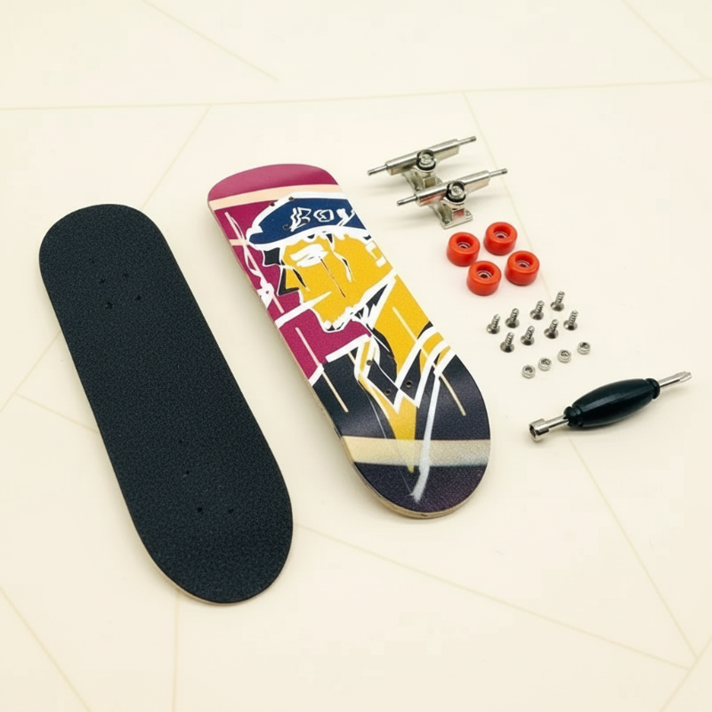 Unisex Mini Finger Skateboard with Durable Design