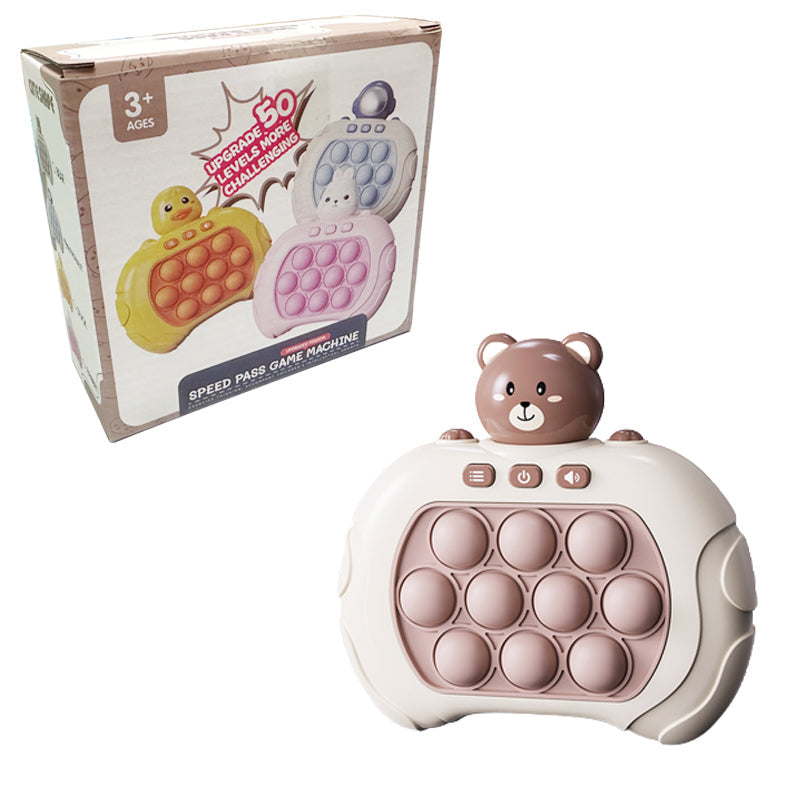 Unisex Quick Push Sensory Reaction Game Toy