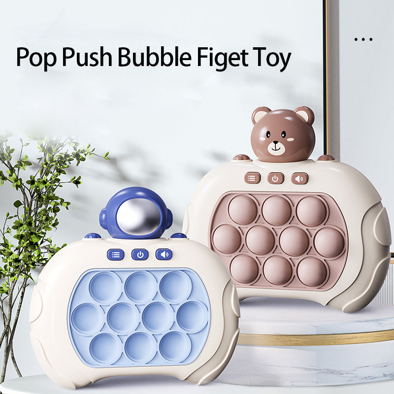 Unisex Quick Push Sensory Reaction Game Toy