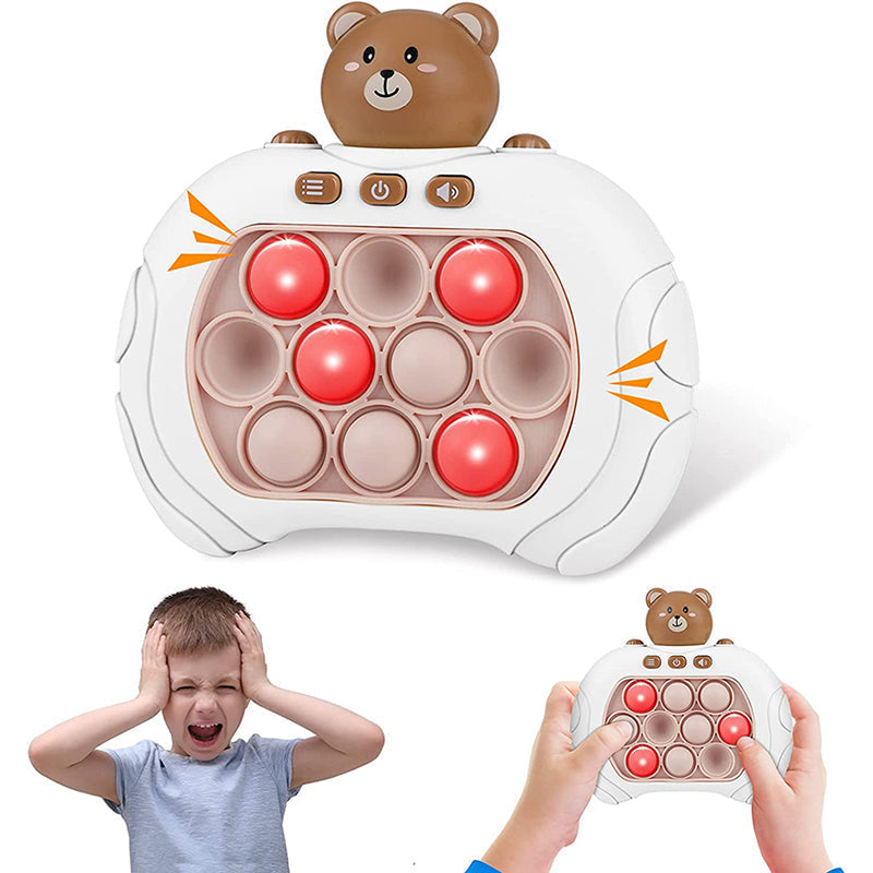 Unisex Quick Push Sensory Reaction Game Toy