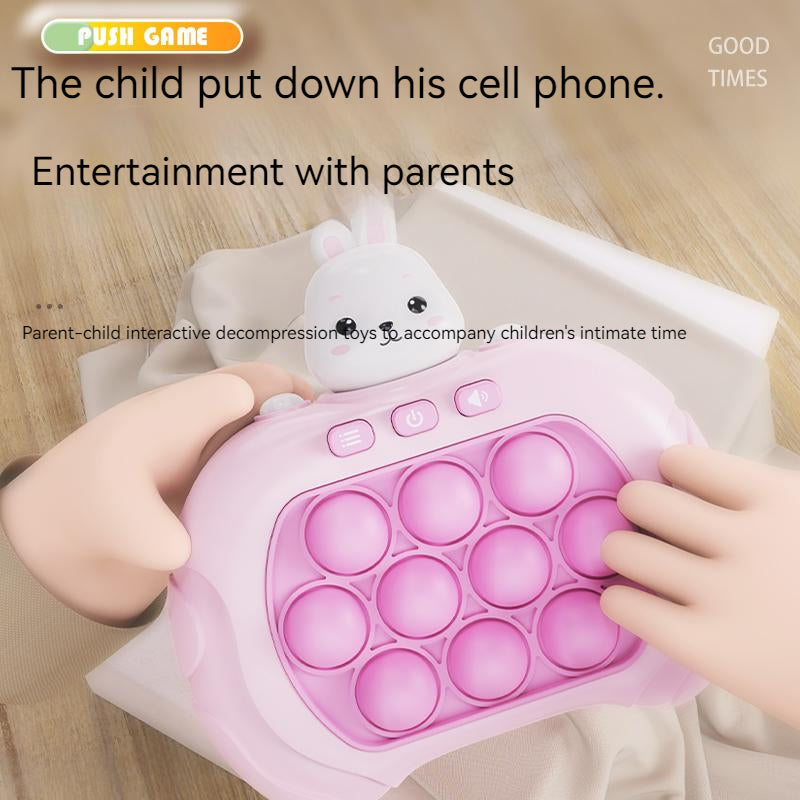 Unisex Quick Push Sensory Reaction Game Toy