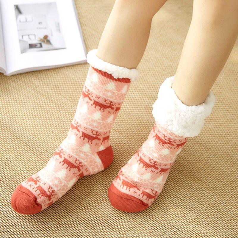 Unisex Slipper Socks with Non-Slip Sole – Warm and Cosy