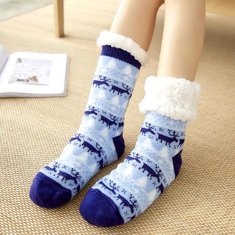 Unisex Slipper Socks with Non-Slip Sole – Warm and Cosy