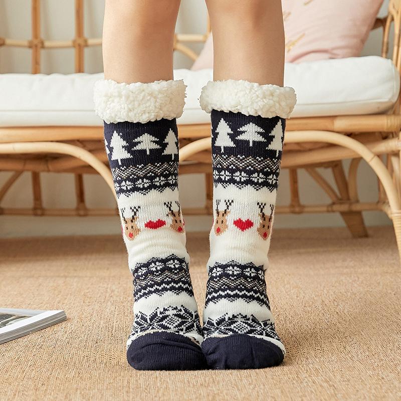 Unisex Slipper Socks with Non-Slip Sole – Warm and Cosy