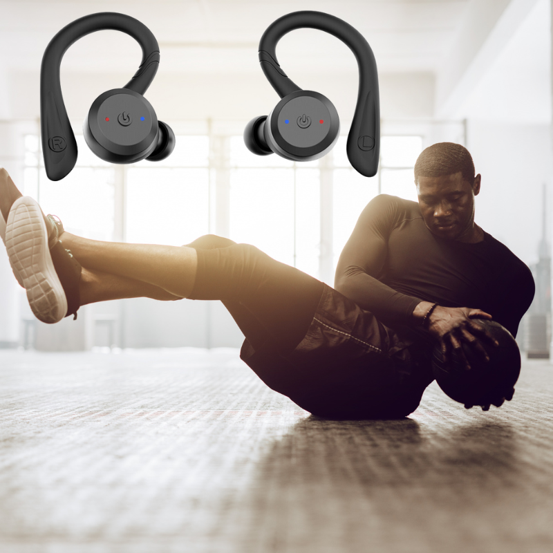 Vega - Waterproof Wireless Sports Earbuds with 20 Hours Playtime