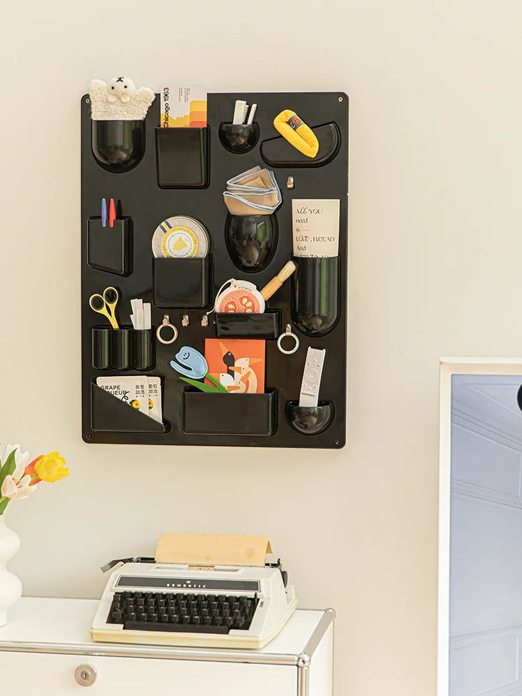 Versatile Wall Organiser Rack - Contemporary Home Decor - Plastic Panel 68 x 52 cm - Image 4