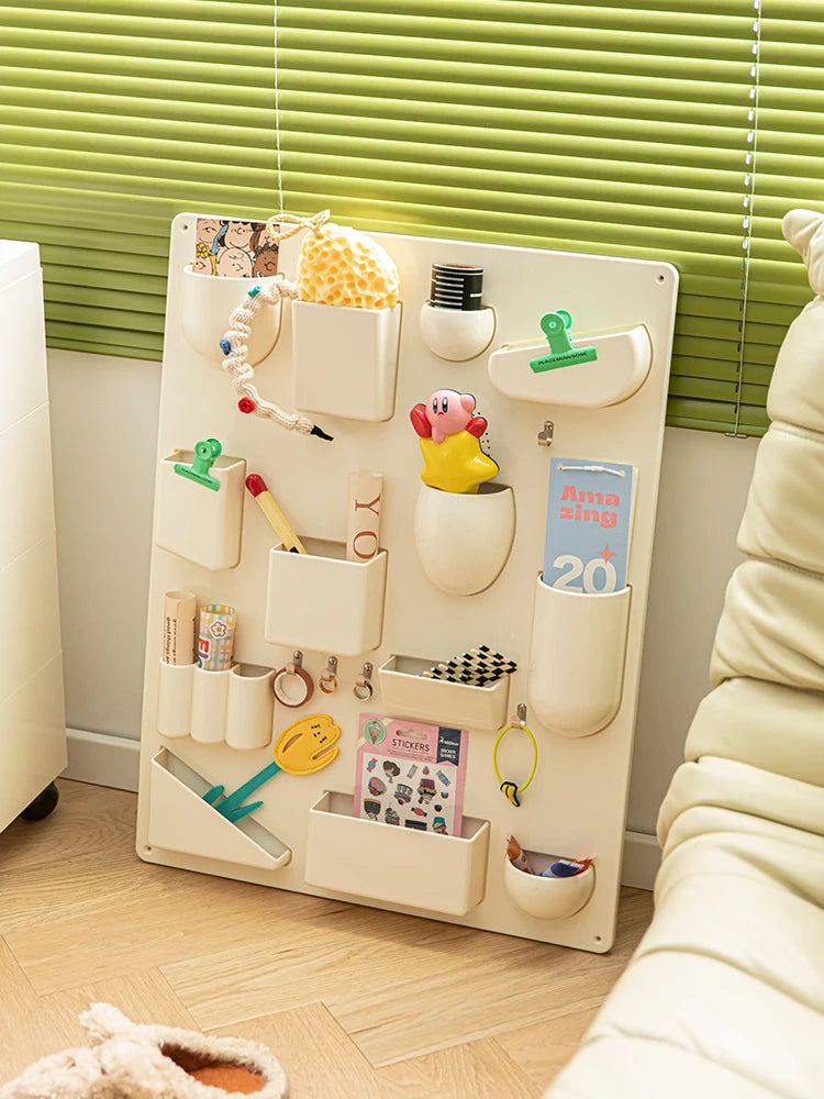 Versatile Wall Organiser Rack - Contemporary Home Decor - Plastic Panel 68 x 52 cm - Image 5
