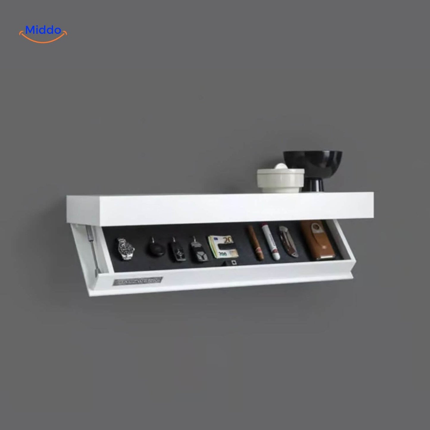 Vinaluxe Shelf | Floating Wall Shelf with Modern Look & Smart Storage
