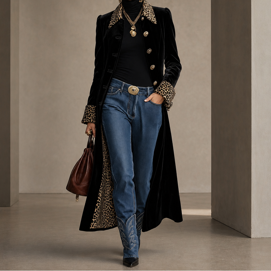 Vintage Bohemian Long Coat