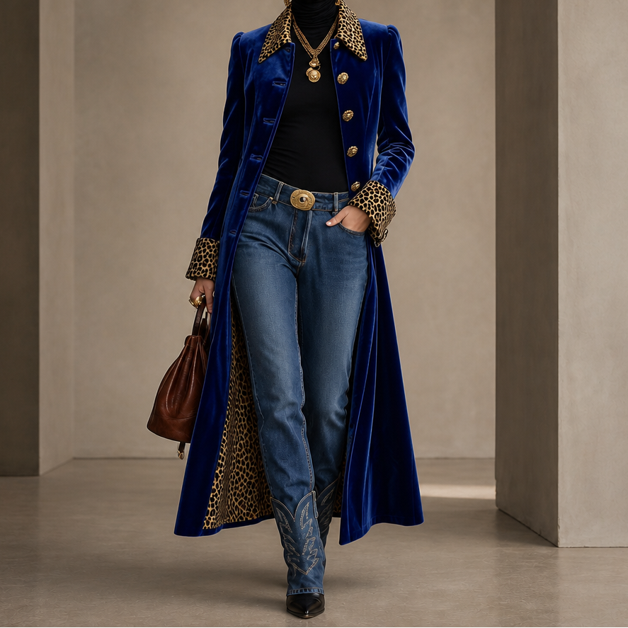 Vintage Bohemian Long Coat