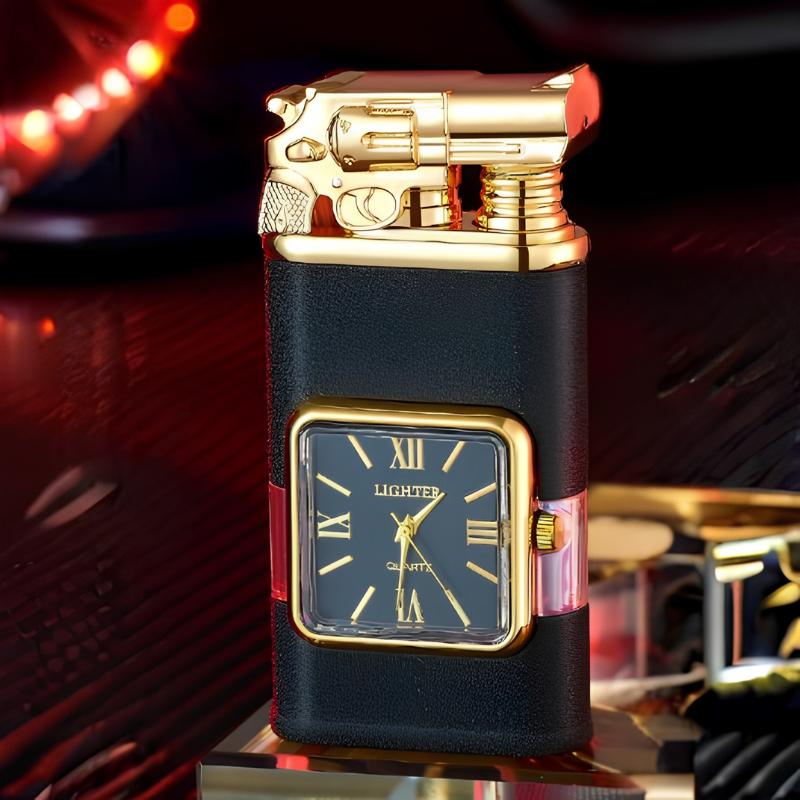 WatchLighter: Vintage-Inspired Multifunctional Double Flame Watch Lighter