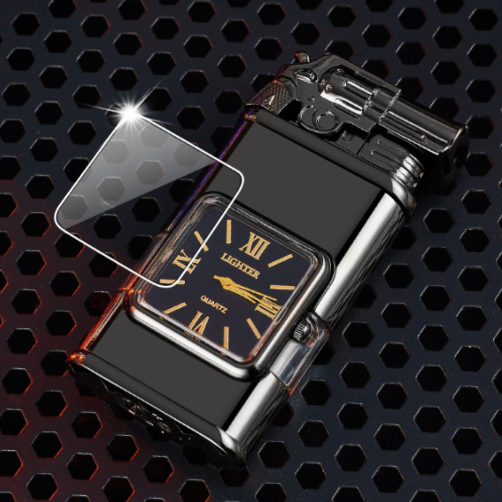 WatchLighter: Vintage-Inspired Multifunctional Double Flame Watch Lighter