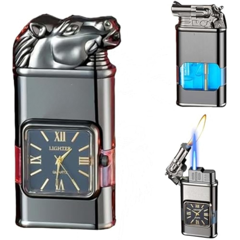 WatchLighter: Vintage-Inspired Multifunctional Double Flame Watch Lighter