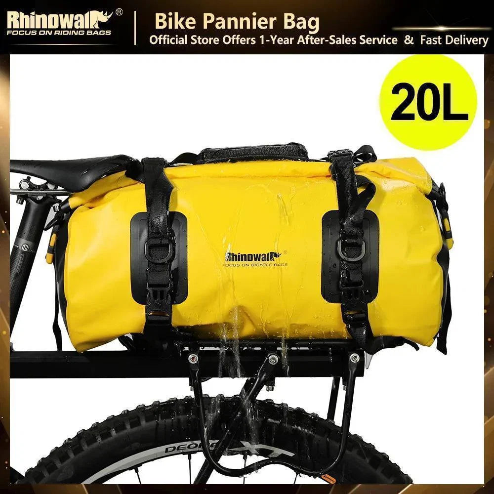 Waterproof Cycling Pannier Bag for Bike Rear Rack 20L