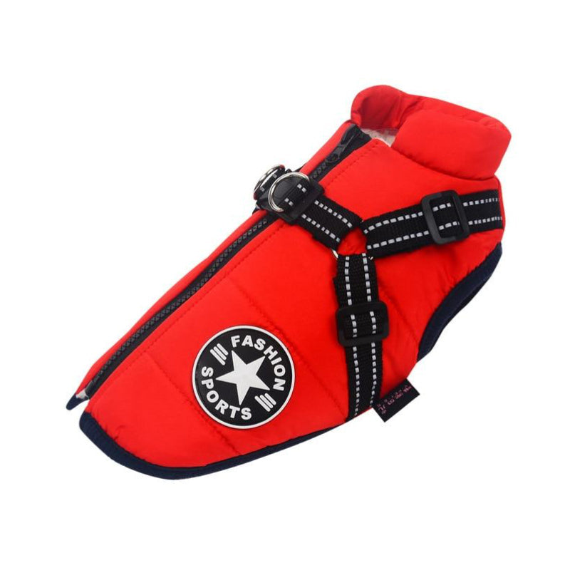 Waterproof Dog Jacket - Reflective Strap | Multiple Colours and Sizes