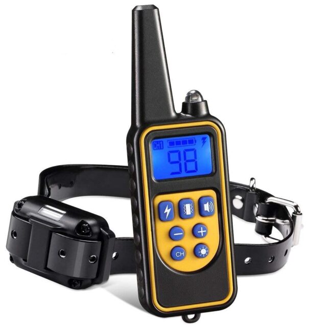 Waterproof Electric Dog Training Collar with Remote, 800m Range