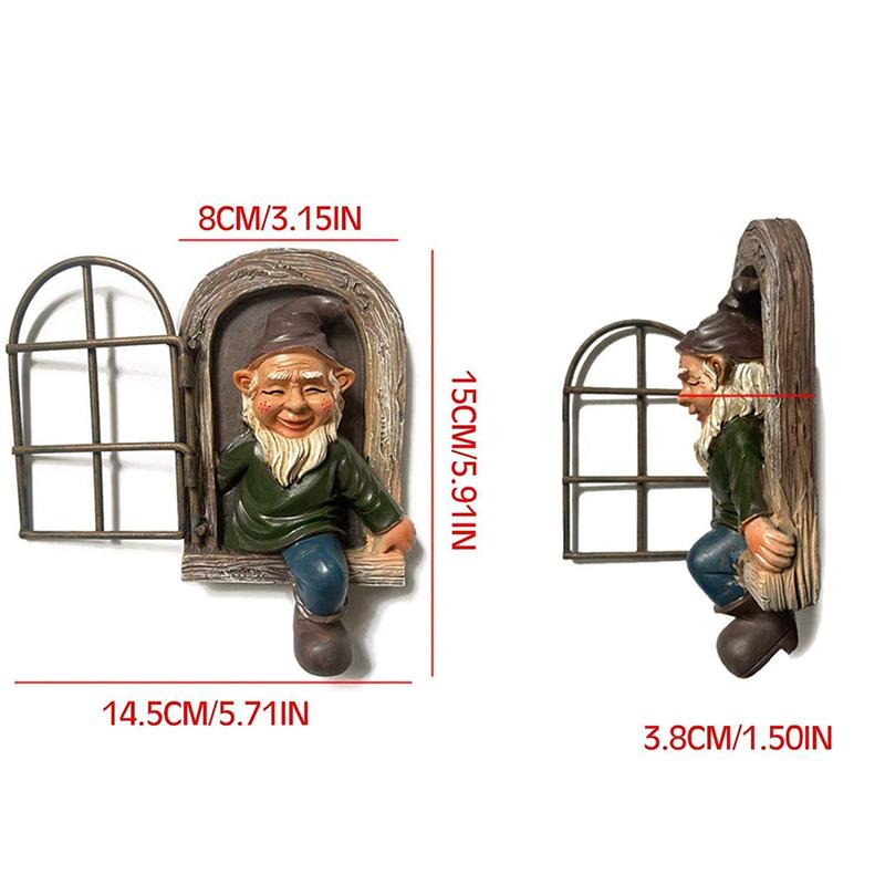 Waterproof Outdoor Gnome Decoration Garden Statue