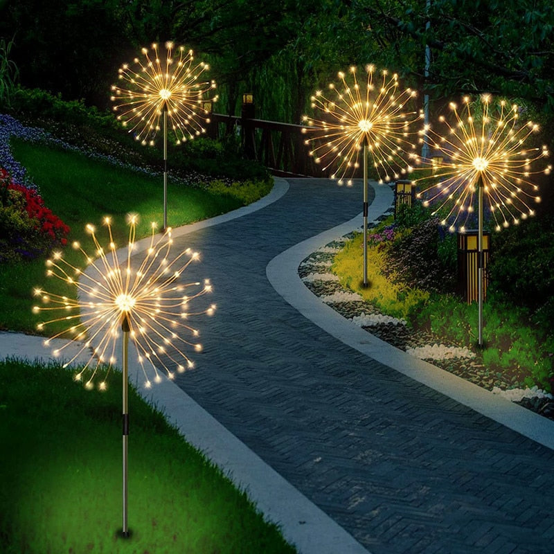 Waterproof Solar Garden Firework Light