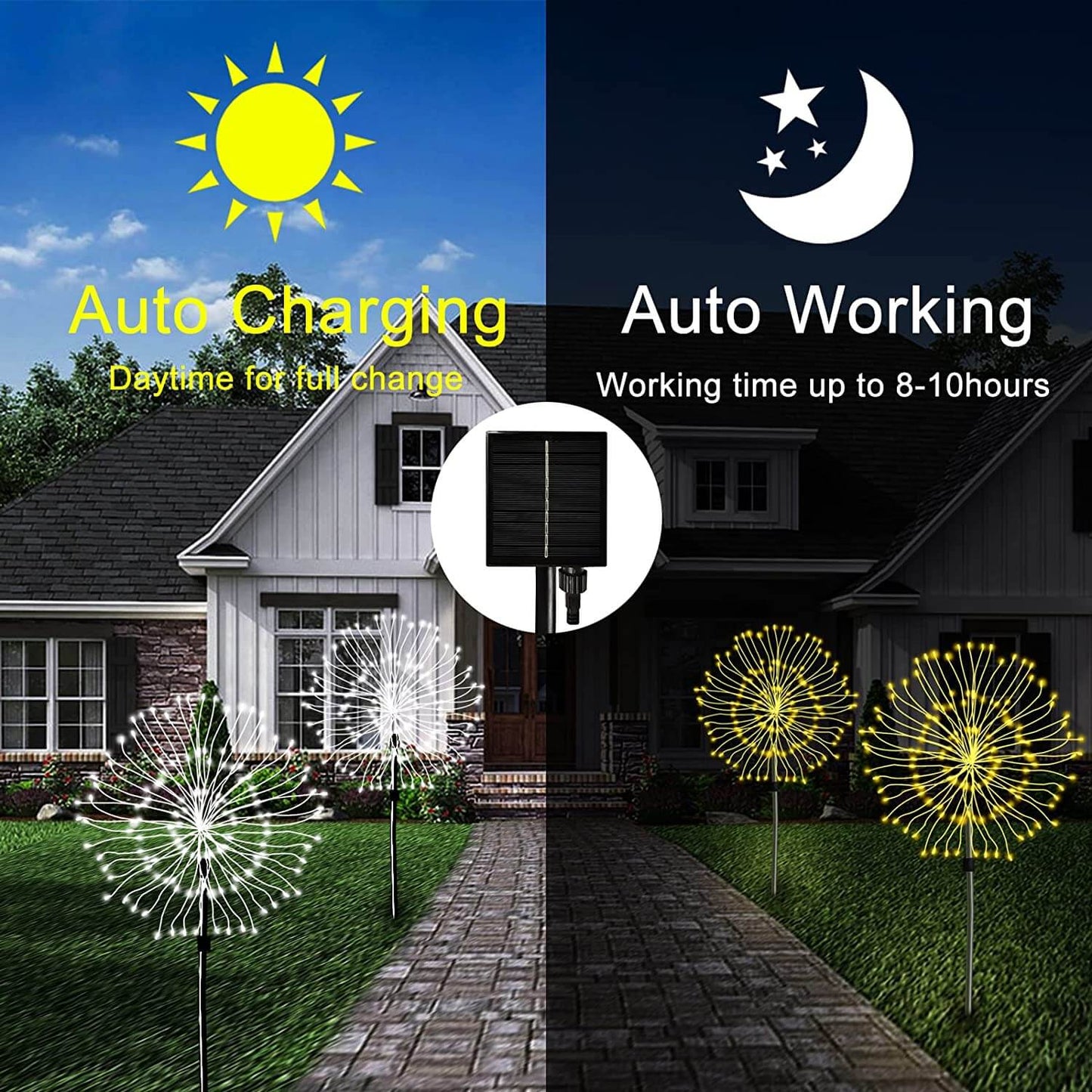 Waterproof Solar Garden Firework Light