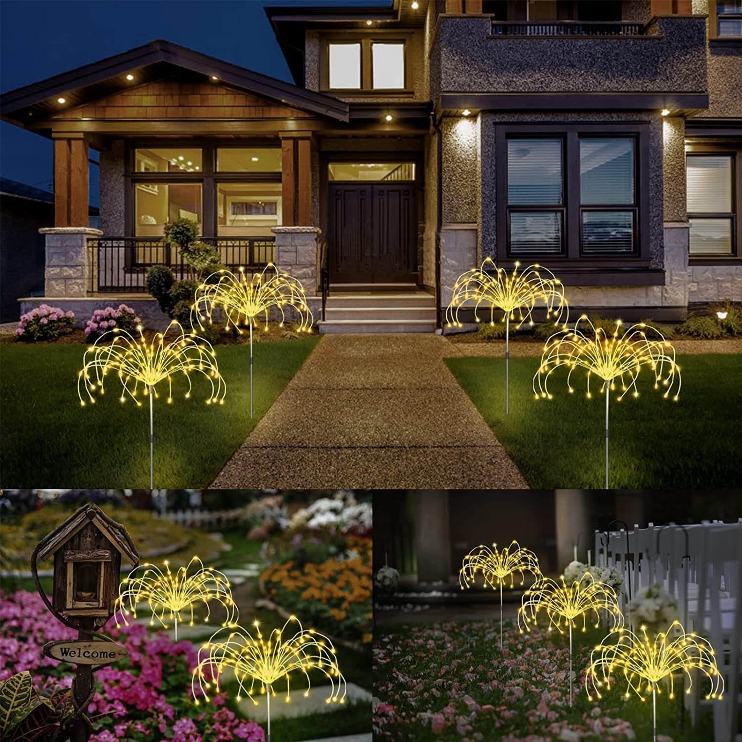 Waterproof Solar Garden Firework Light