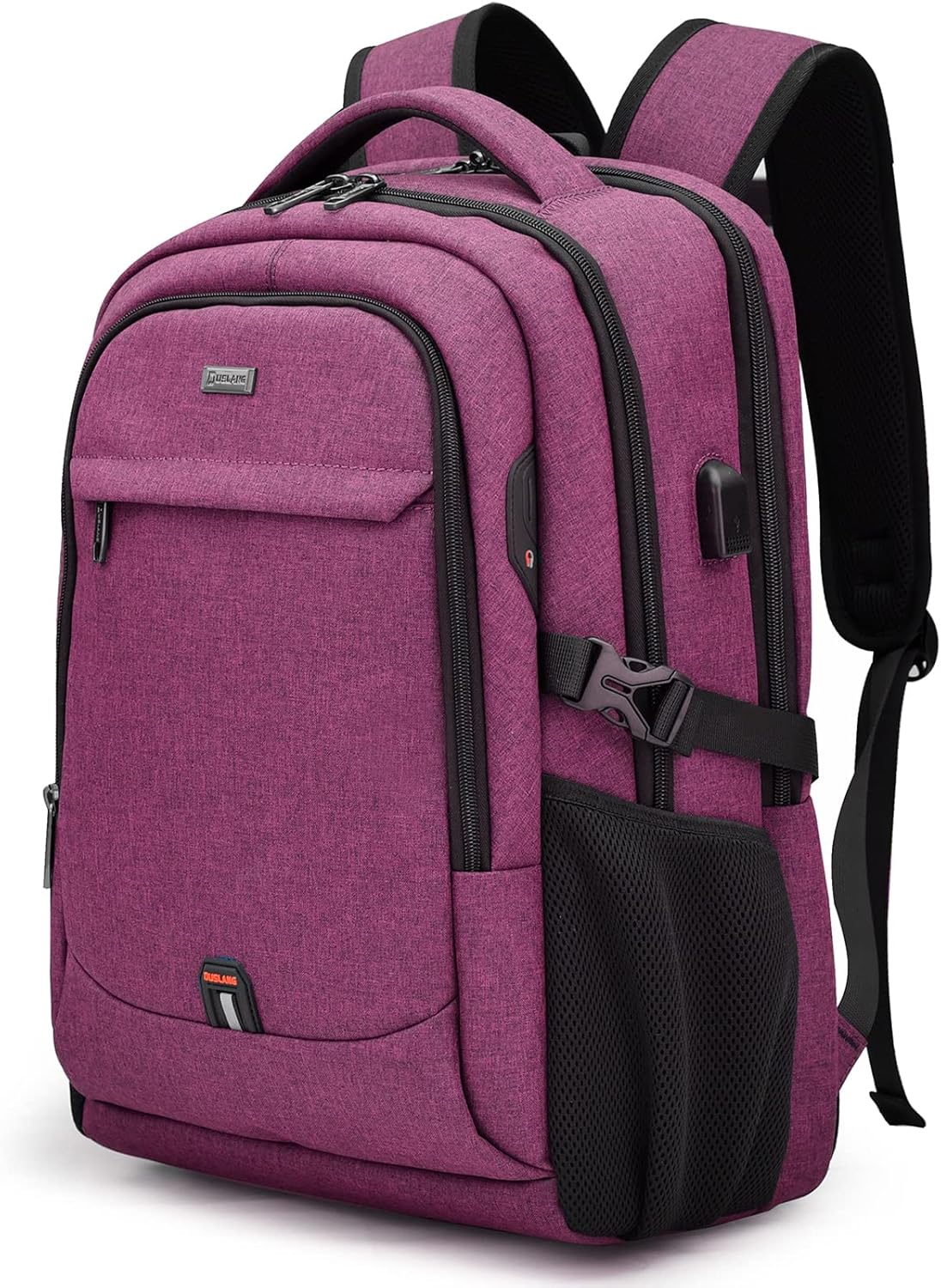 Waterproof Travel Laptop Backpack with USB Port & Organized Storage
