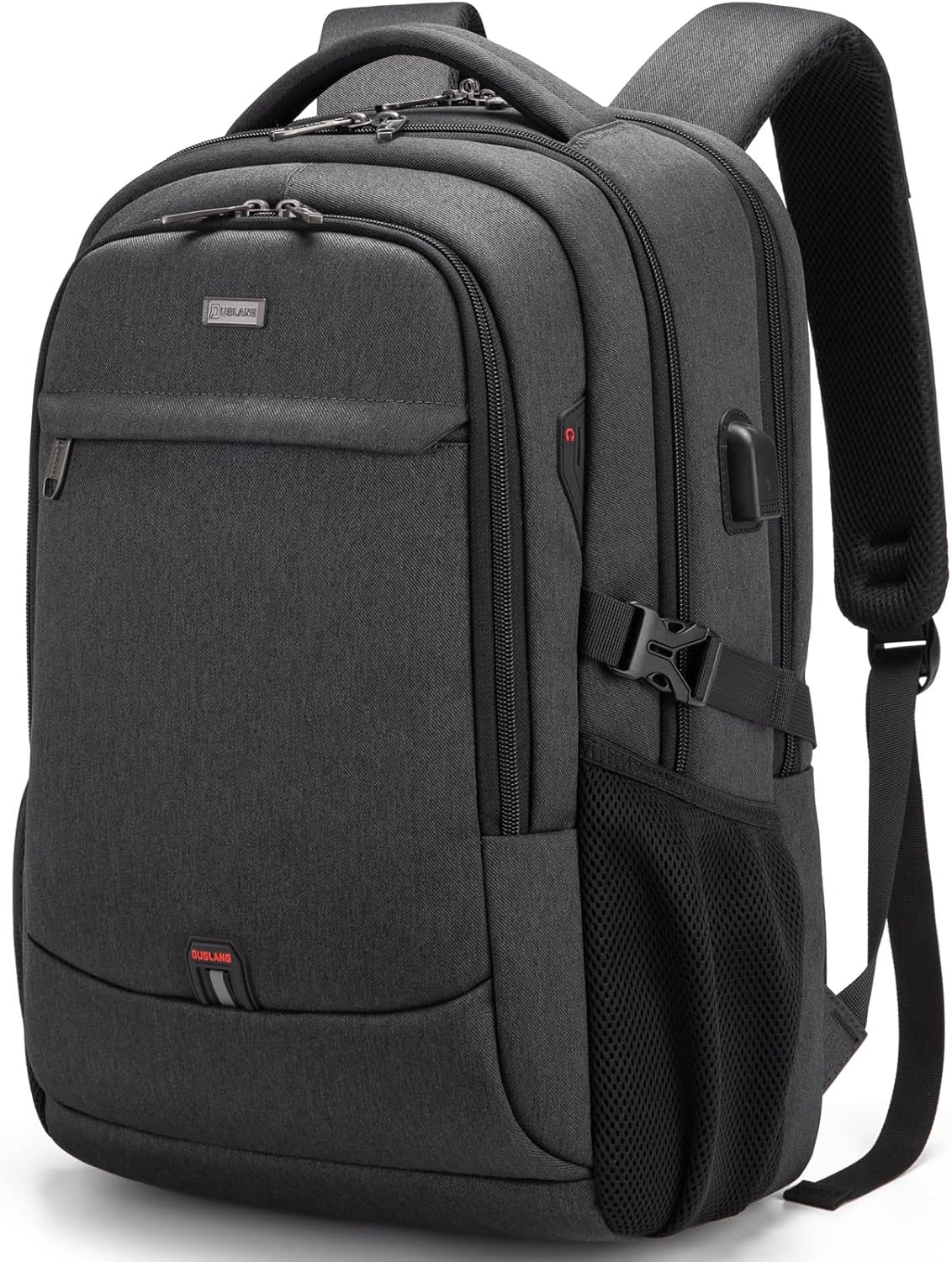 Waterproof Travel Laptop Backpack with USB Port & Organized Storage