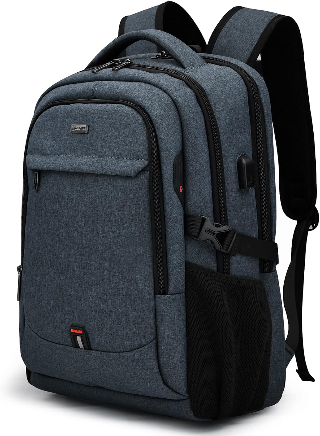 Waterproof Travel Laptop Backpack with USB Port & Organized Storage