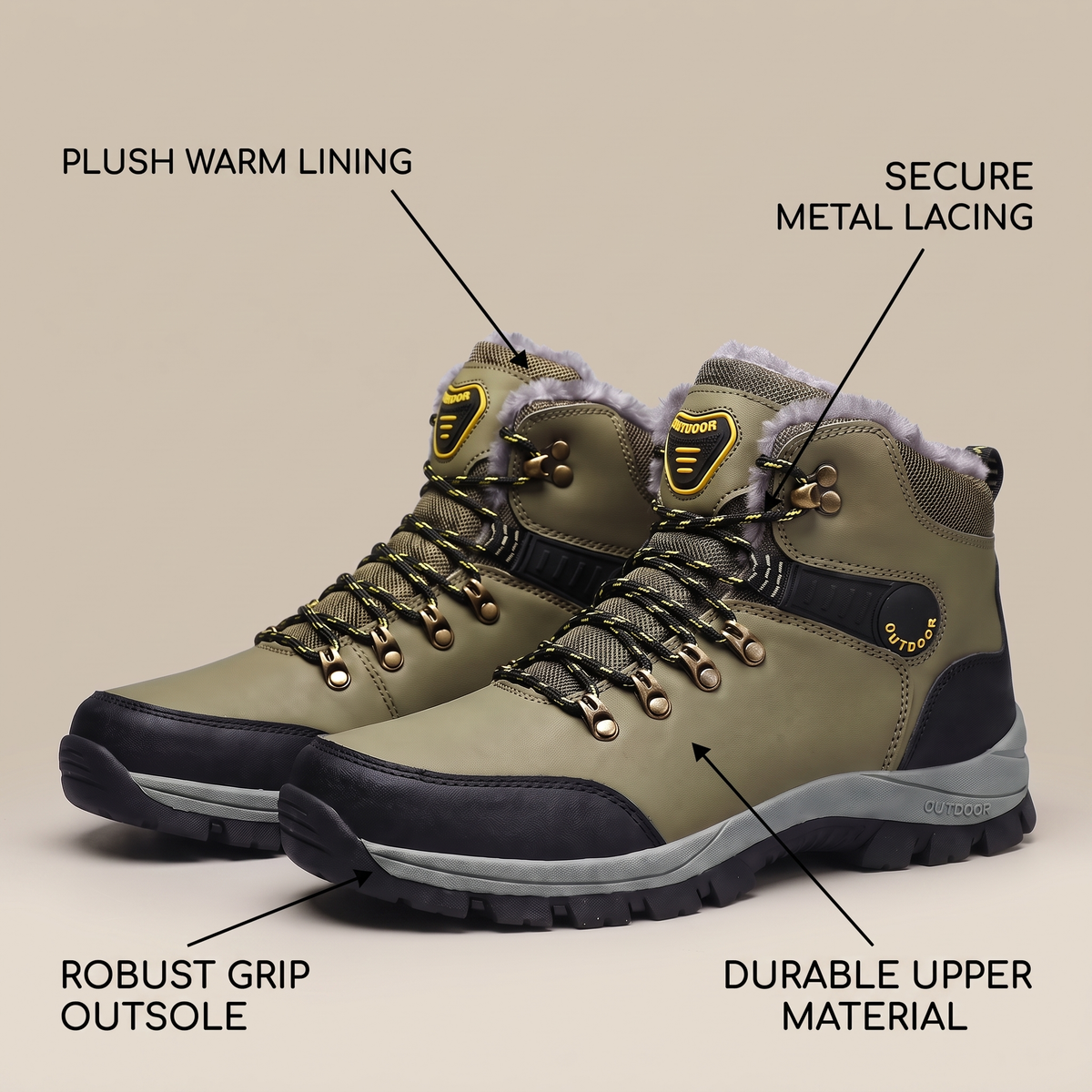 Waterproof Winter Hiking Boots