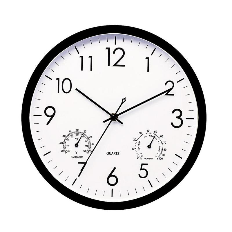 Weatherproof Outdoor Garden Clock with Temperature Gauge