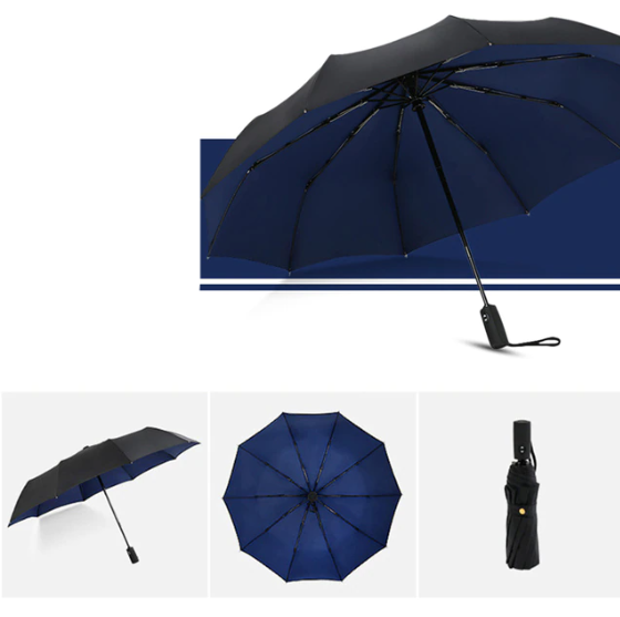Windproof Storm Umbrella - Robust Protection | Compact