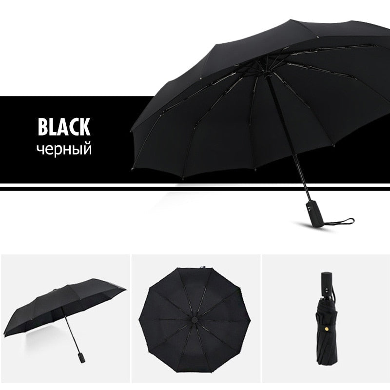 Windproof Storm Umbrella - Robust Protection | Compact