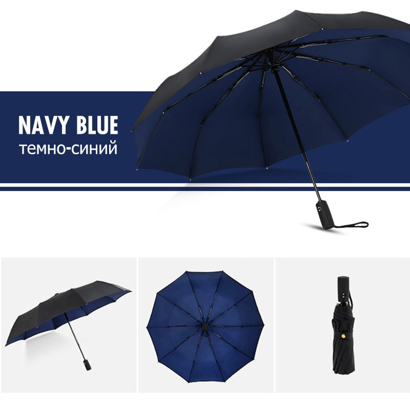 Windproof Storm Umbrella - Robust Protection | Compact