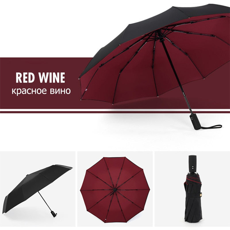 Windproof Storm Umbrella - Robust Protection | Compact