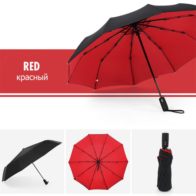Windproof Storm Umbrella - Robust Protection | Compact