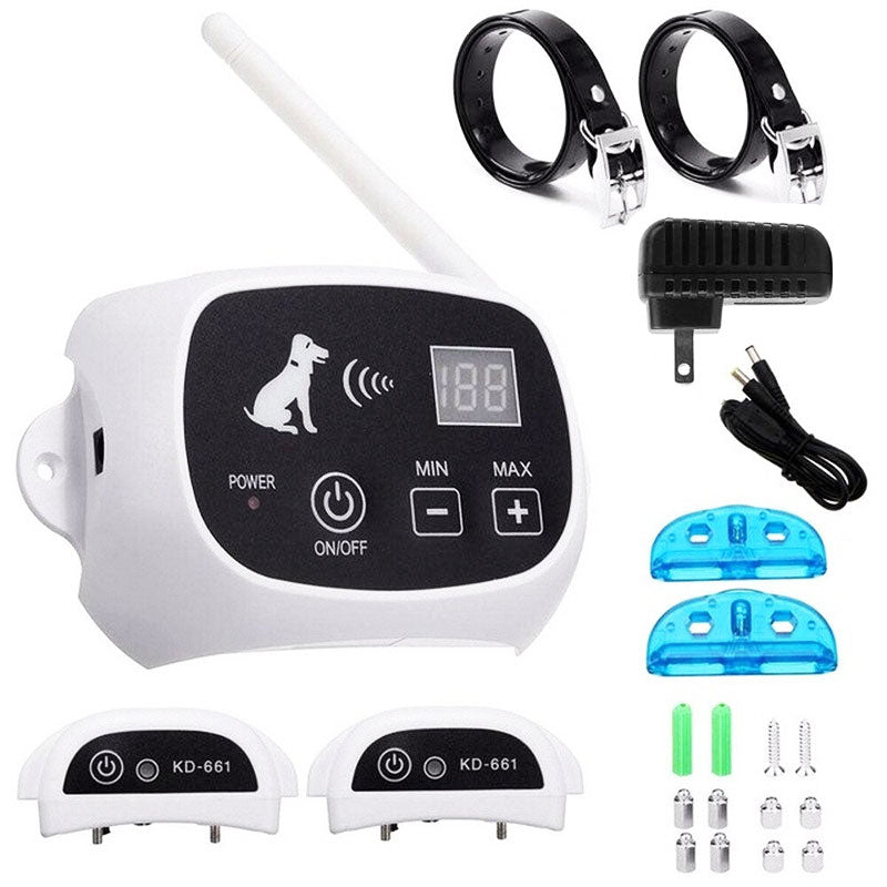 Wireless Dog Fence System with Adjustable Collar